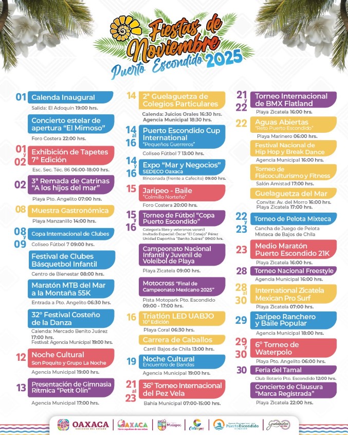 Nov Puerto escondido